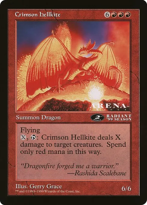 Crimson Hellkite · Oversized League Prizes 80/83