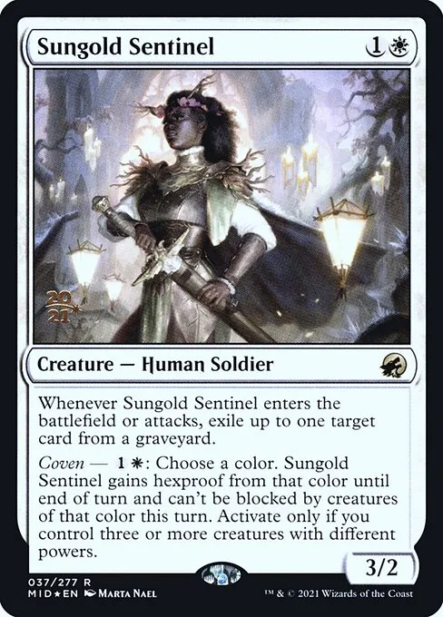 Sungold Sentinel · Innistrad: Midnight Hunt Promos 37s/155