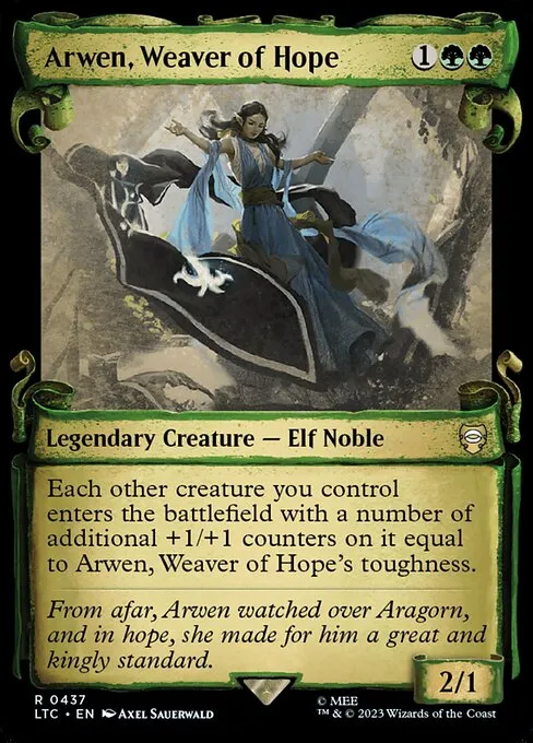 Arwen, Weaver of Hope · Tales of Middle-earth Commander 437/591