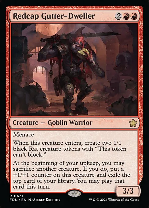 Redcap Gutter-Dweller · Foundations 631/771