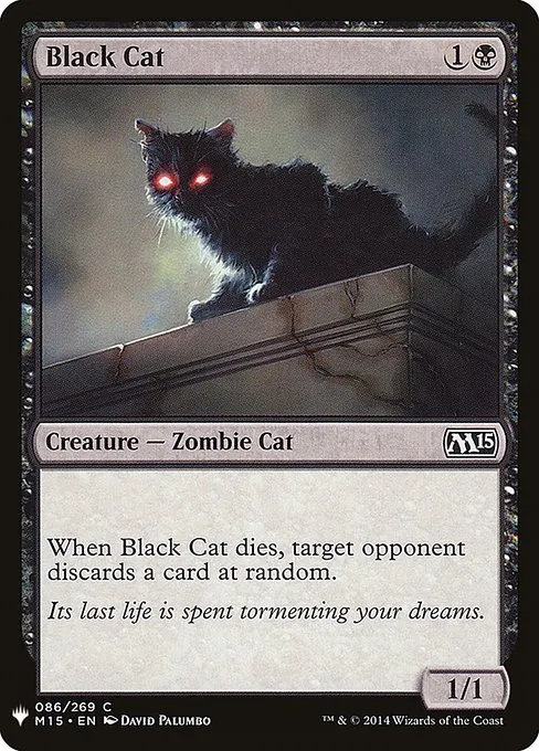 Black Cat · The List M15-86/5050