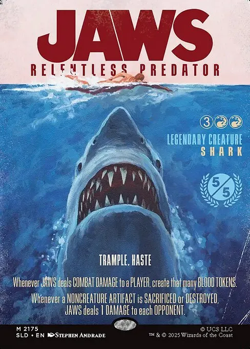 Jaws, Relentless Predator · Secret Lair Drop 2175/2547
