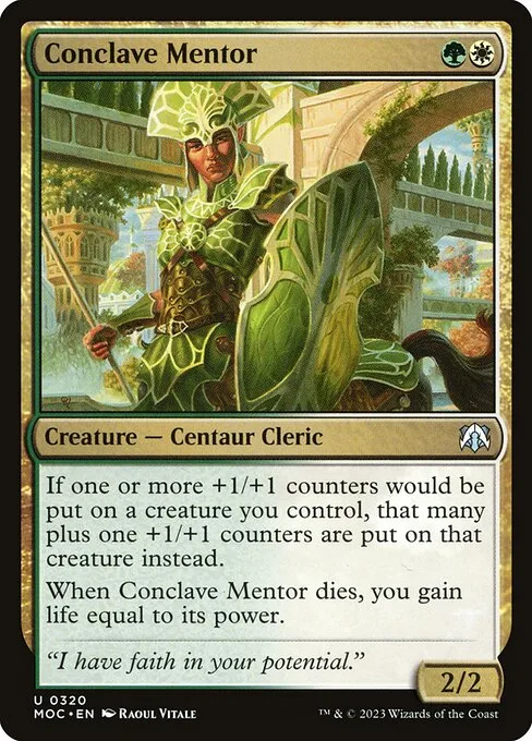 Conclave Mentor · March of the Machine Commander 320/450
