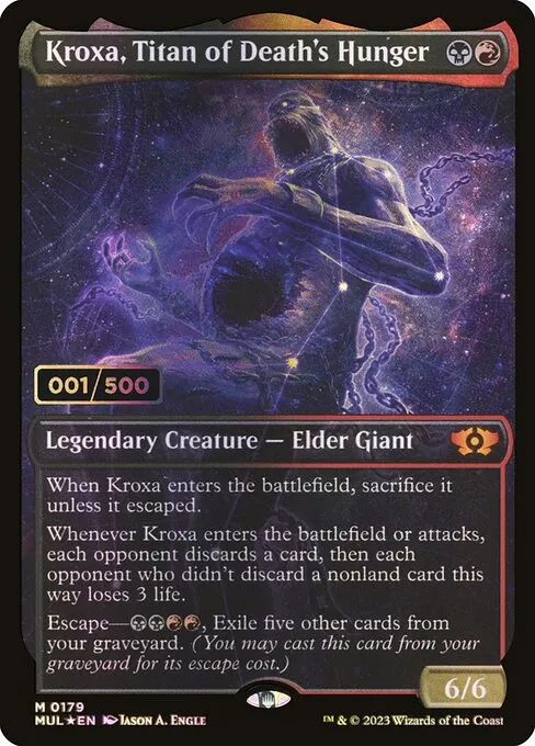 Kroxa, Titan of Death's Hunger · Multiverse Legends 179z/261