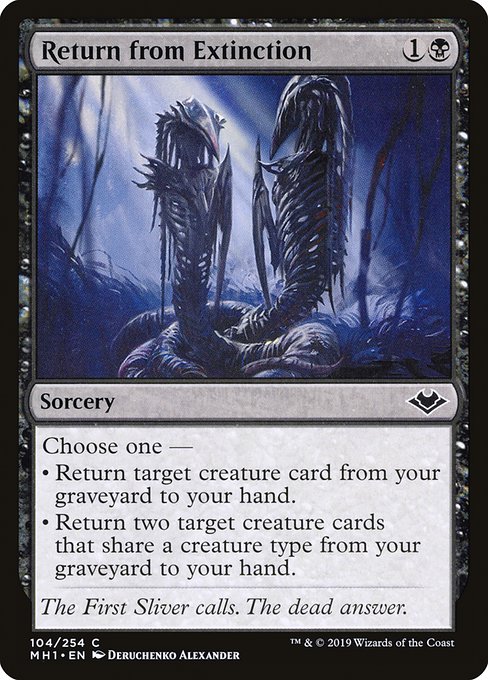 Return from Extinction · Modern Horizons 104/255