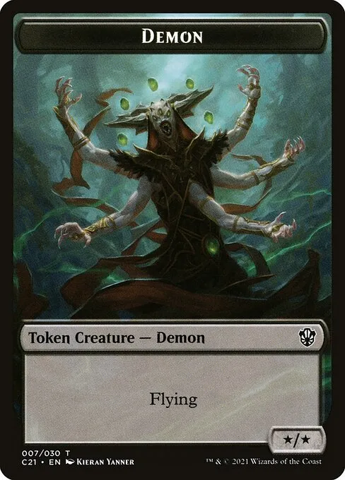 Demon · Commander 2021 Tokens 7/30