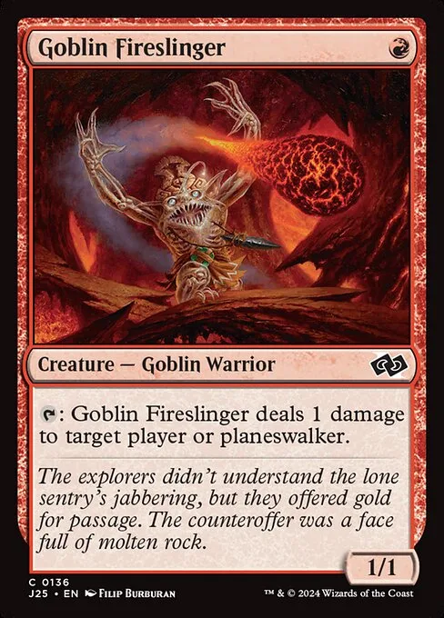 Goblin Fireslinger · Foundations Jumpstart 136/779