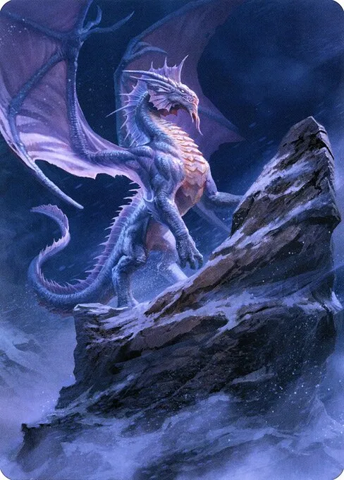 Ancient Silver Dragon // Ancient Silver Dragon · Battle for Baldur's Gate Art Series 6/81