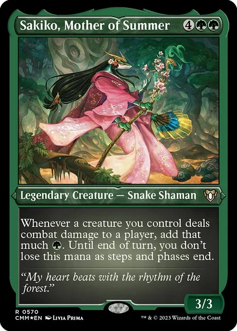 Sakiko, Mother of Summer · Commander Masters 570/1067