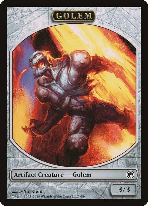 Golem · Scars of Mirrodin Tokens 6/10