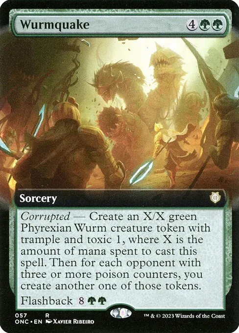 Wurmquake · Phyrexia: All Will Be One Commander 57/174