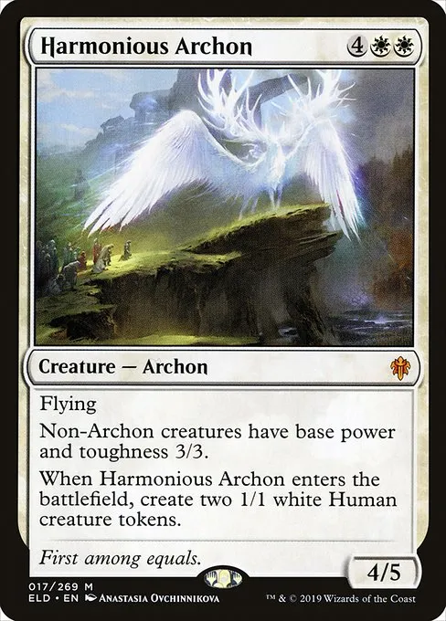 Harmonious Archon · Throne of Eldraine 17/398