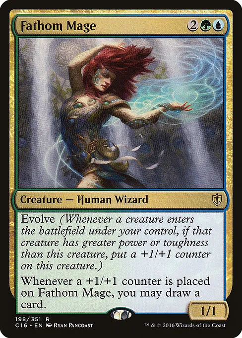 Fathom Mage · Commander 2016 198/351