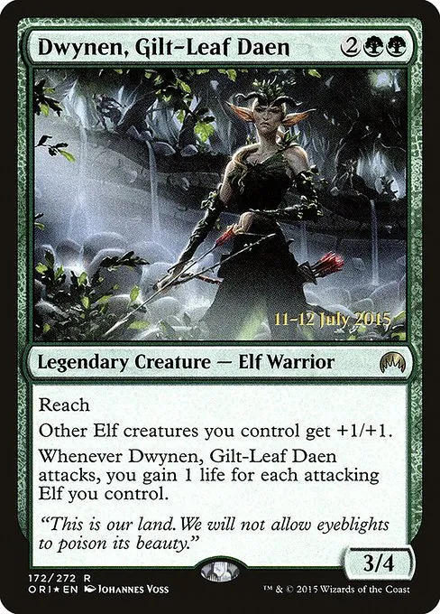 Dwynen, Gilt-Leaf Daen · Magic Origins Promos 172s/54