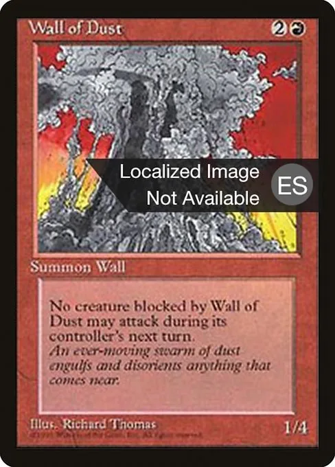 Wall of Dust · Fourth Edition Foreign Black Border 229/378