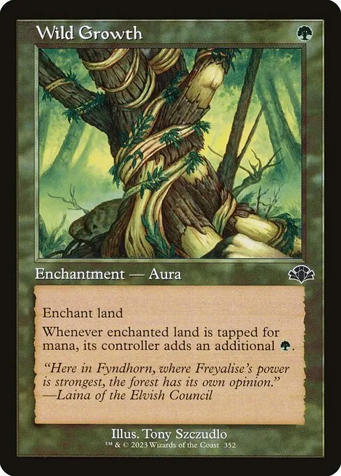 Wild Growth · Dominaria Remastered 352/457