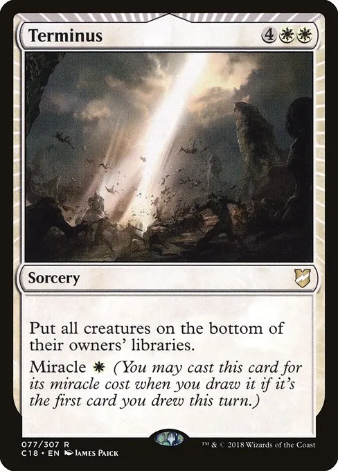 Terminus · Commander 2018 77/307
