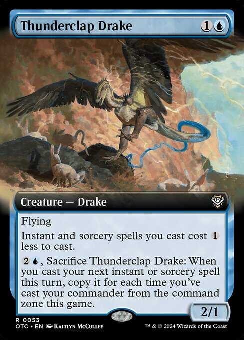 Thunderclap Drake · Outlaws of Thunder Junction Commander 53/342