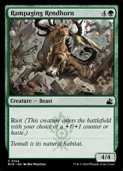 Rampaging Rendhorn · Ravnica Remastered 154/531