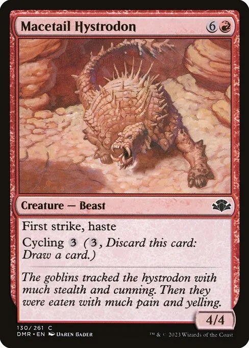 Macetail Hystrodon · Dominaria Remastered 130/457