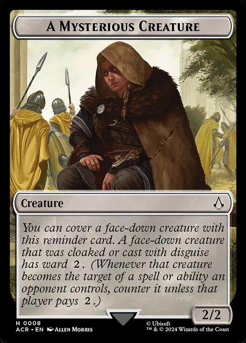 A Mysterious Creature · Assassin's Creed Tokens 8/8