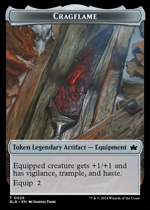 Cragflame · Bloomburrow Tokens 26/30