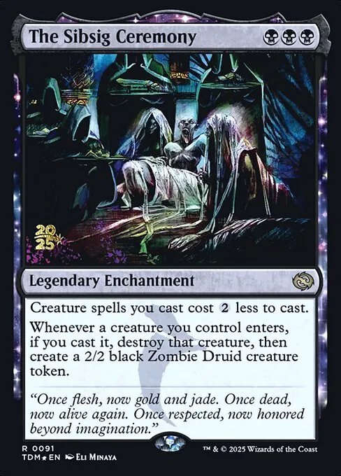 The Sibsig Ceremony · Tarkir: Dragonstorm Promos 91s/160