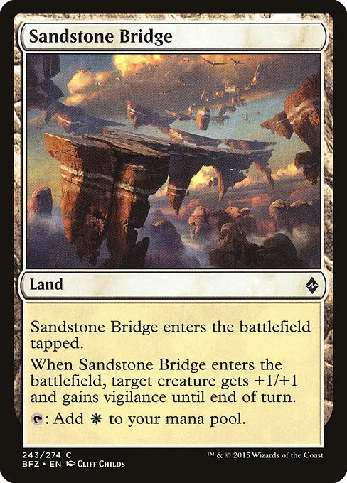 Sandstone Bridge · Battle for Zendikar 243/299