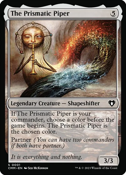 The Prismatic Piper · Commander Masters 1/1067