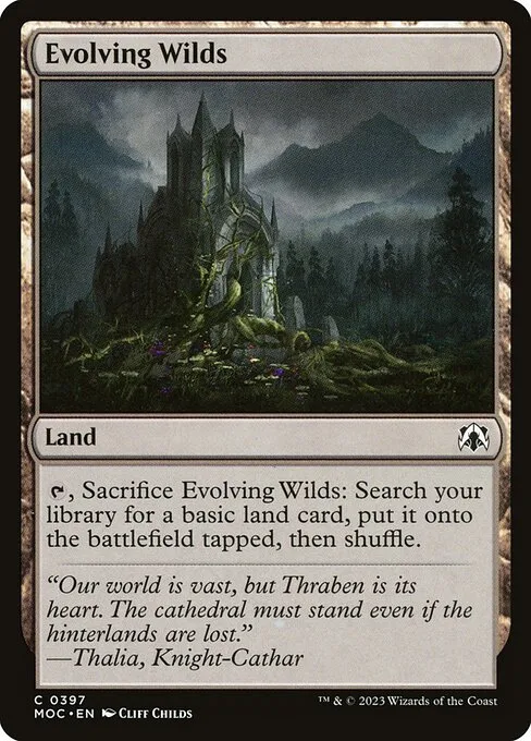 Evolving Wilds · March of the Machine Commander 397/450