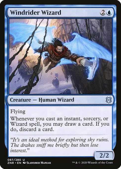 Windrider Wizard · Zendikar Rising 87/407