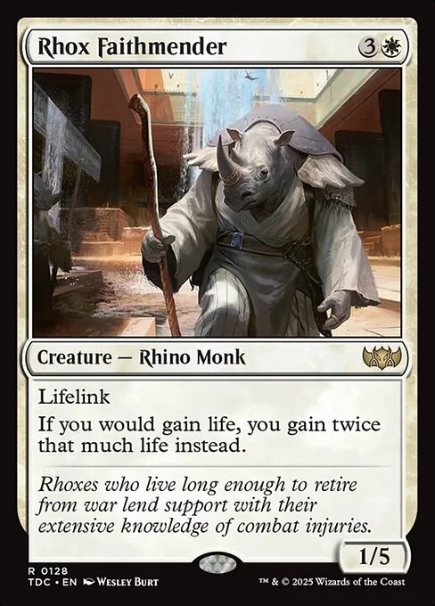 Rhox Faithmender · Tarkir: Dragonstorm Commander 128/413