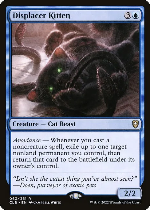 Displacer Kitten · Commander Legends: Battle for Baldur's Gate 63/936