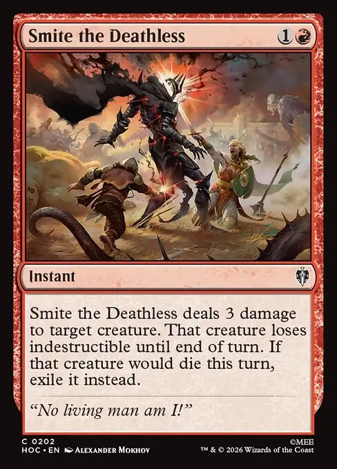 Smite the Deathless · The Hobbit Commander 202/7