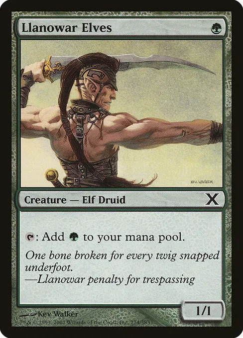 Llanowar Elves · Tenth Edition 274/510