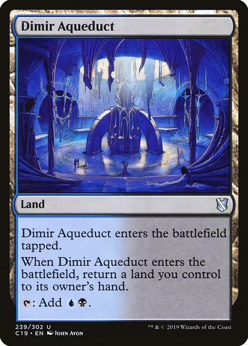 Dimir Aqueduct · Commander 2019 239/302