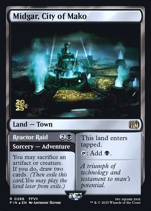 Midgar, City of Mako // Reactor Raid · Final Fantasy Promos 286s/94