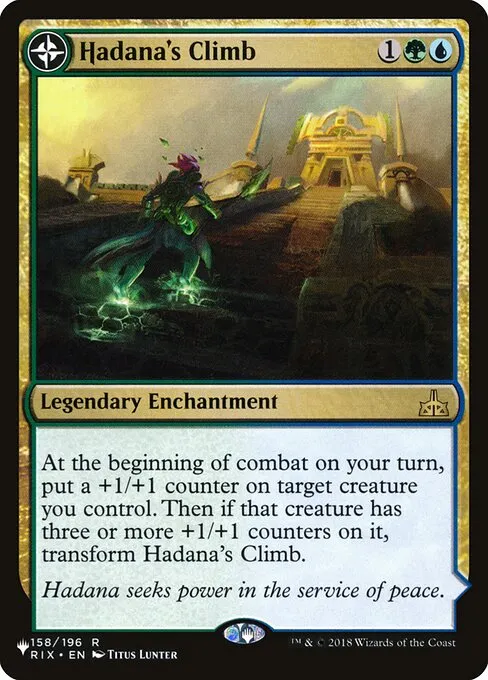 Hadana's Climb // Winged Temple of Orazca · The List RIX-158/5050