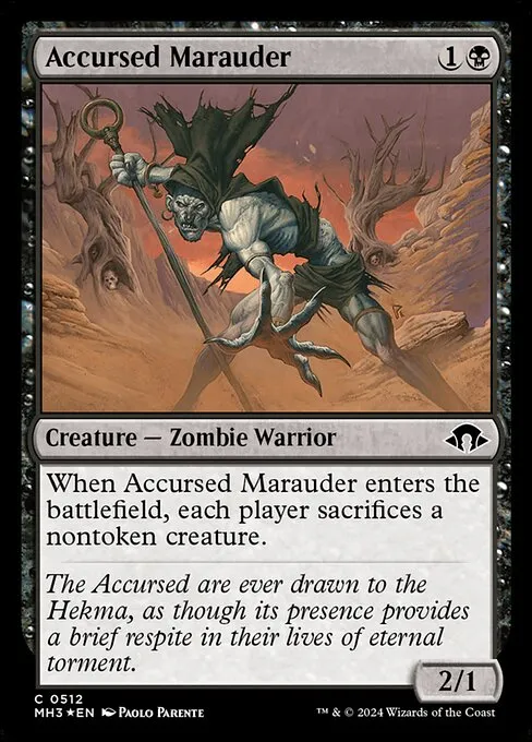 Accursed Marauder · Modern Horizons 3 512/528