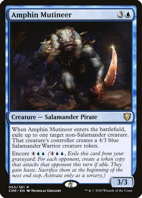 Amphin Mutineer · Commander Legends 55/718