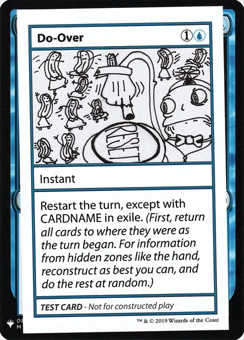 Do-Over · Mystery Booster Playtest Cards 2019 20/121