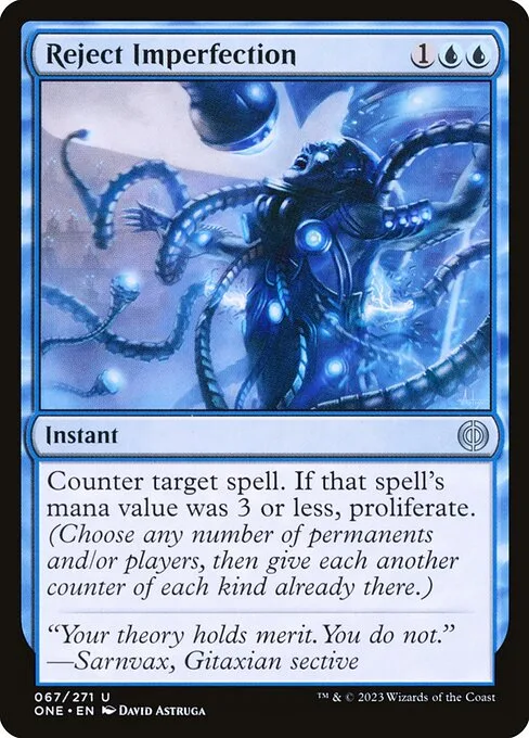 Reject Imperfection · Phyrexia: All Will Be One 67/479