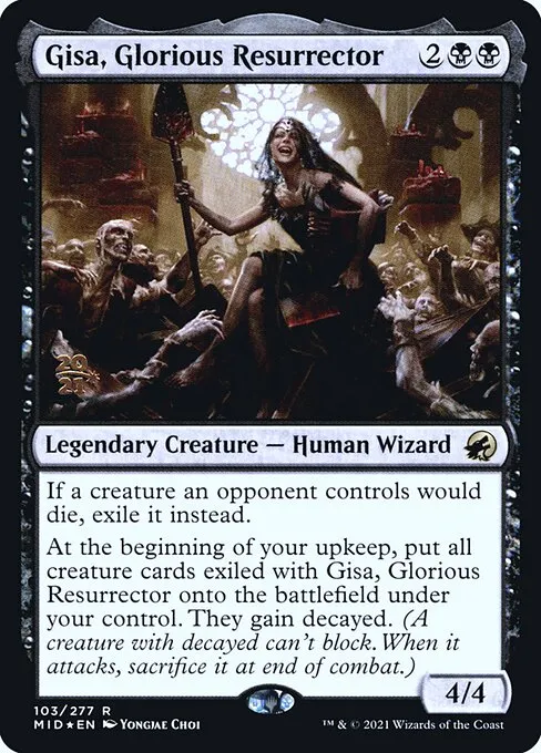 Gisa, Glorious Resurrector · Innistrad: Midnight Hunt Promos 103s/155