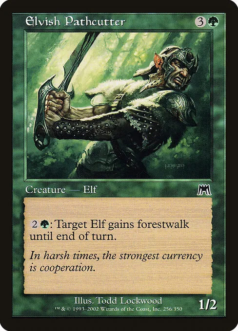 Elvish Pathcutter · Onslaught 256/351