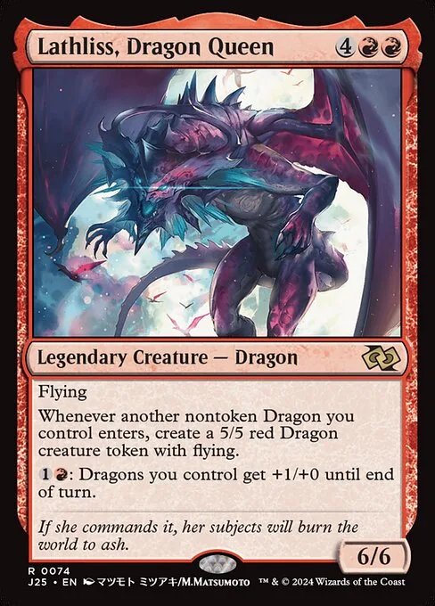 Lathliss, Dragon Queen · Foundations Jumpstart 74/779
