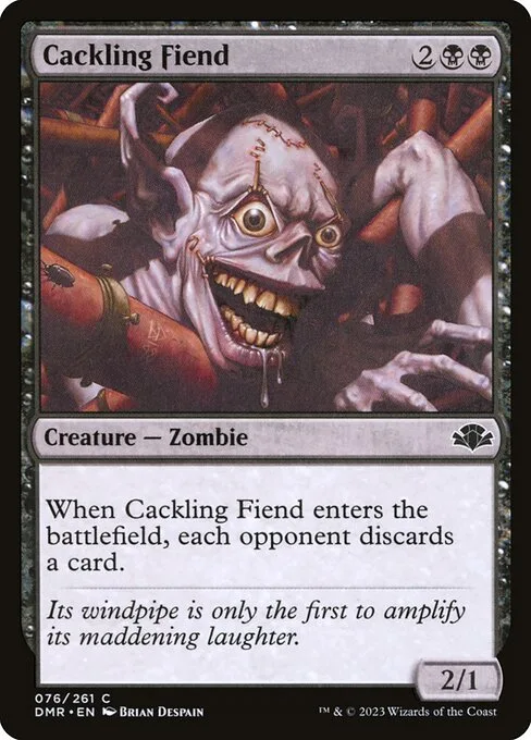 Cackling Fiend · Dominaria Remastered 76/457