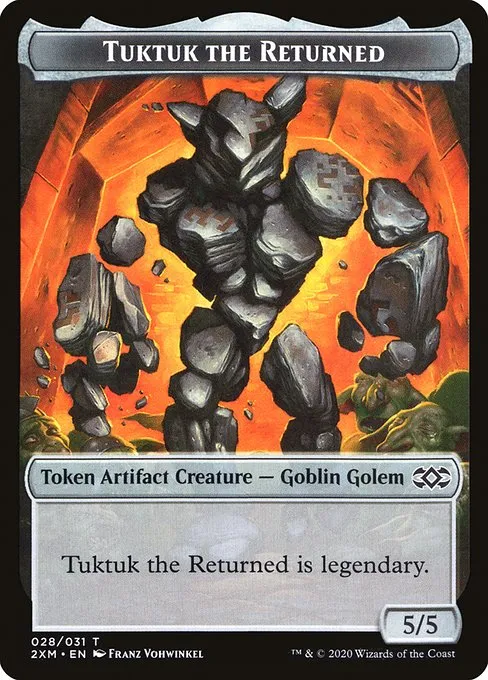 Tuktuk the Returned · Double Masters Tokens 28/31