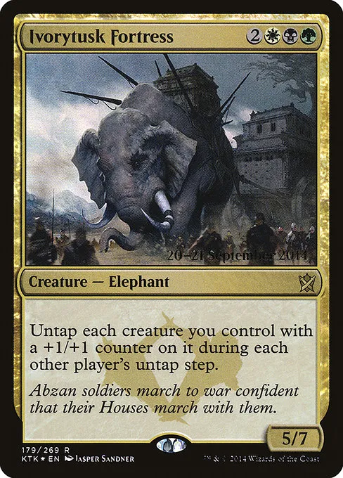 Ivorytusk Fortress · Khans of Tarkir Promos 179s/56