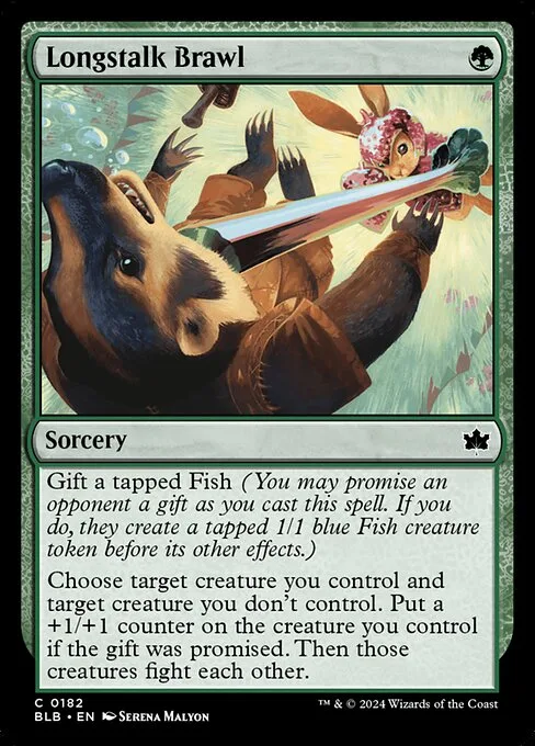 Longstalk Brawl · Bloomburrow 182/398