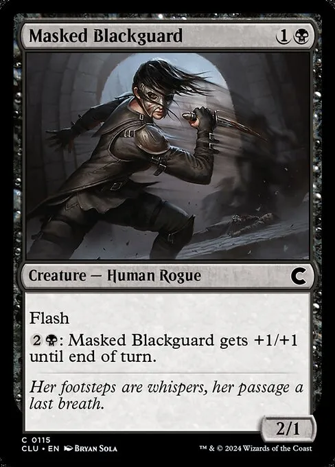 Masked Blackguard · Ravnica: Clue Edition 115/284